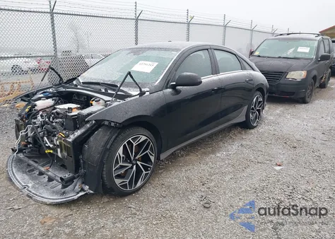 2024 Hyundai Ioniq 6 Sel из США, поврежденный, VIN KMHM34AC2RA078713